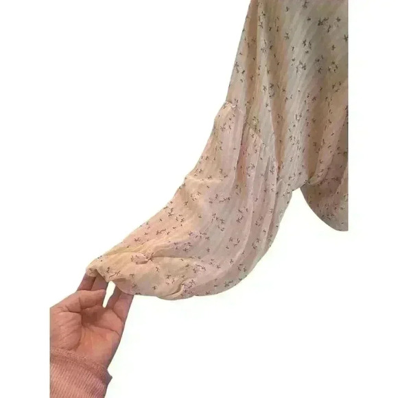 Gianni Bini Women's‎ Large Top Blouse Yellow Tomato Girl Summer Soft Feminine - Picture 3 of 9